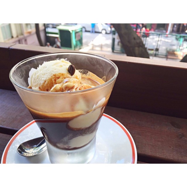 Smoke Milk Affogato
