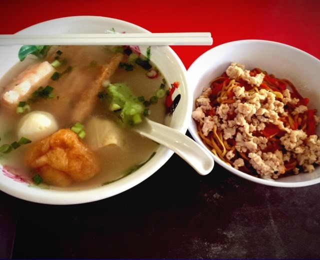 酿豆腐+亁捞面仔