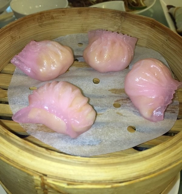 粉紅香檳蝦餃