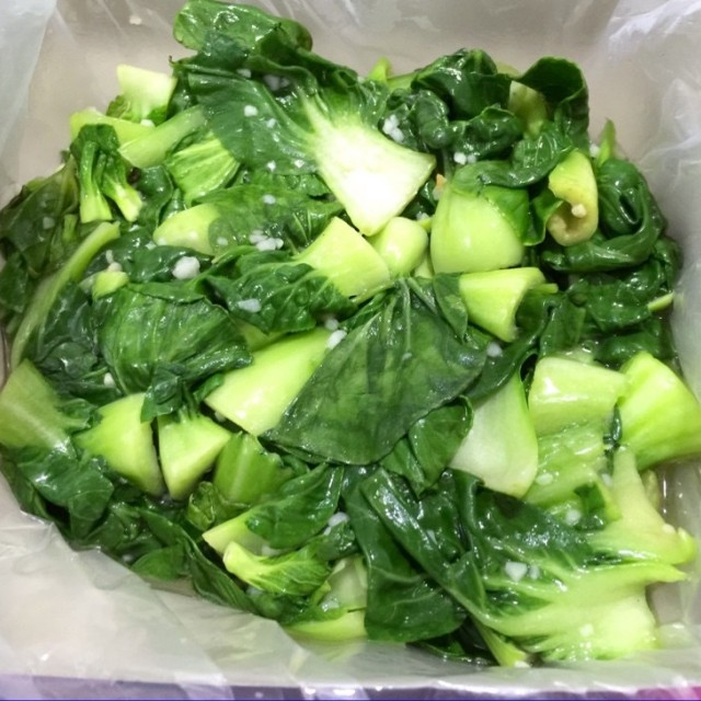 Stir Fried Nai Bai With Garlic