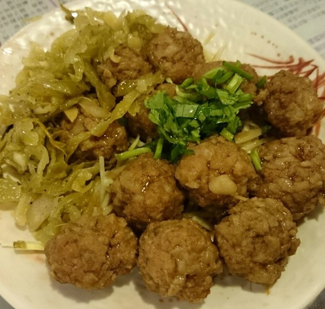 乾拌鮮肉丸