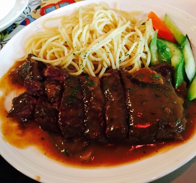 美国费城烤西冷配黑松露野菌汁餐