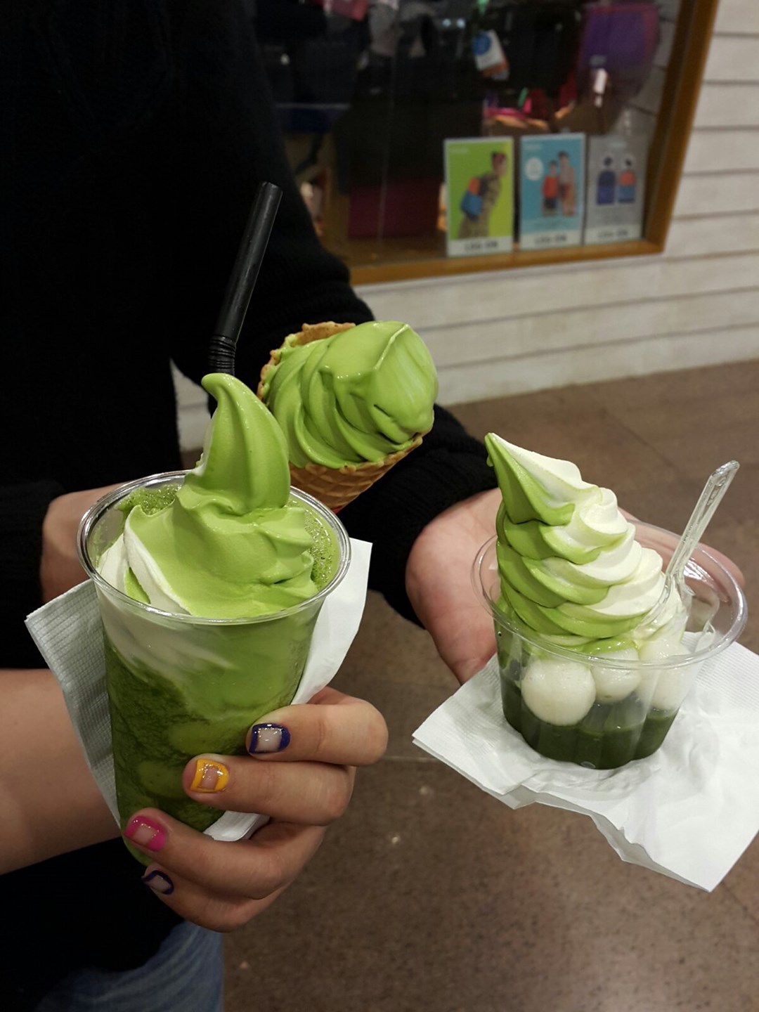 Matcha ice cream with mochi Sweets House Cha Cha s photo in Tsim