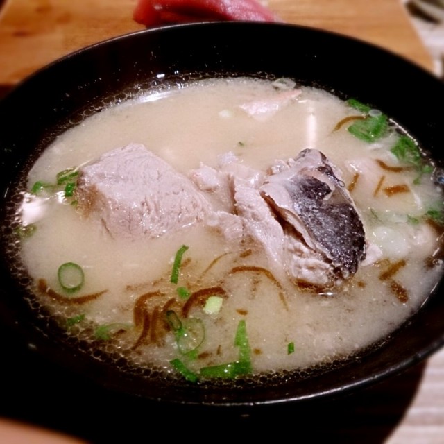 滿滿的魚肉，沒有魚骨的味增湯！