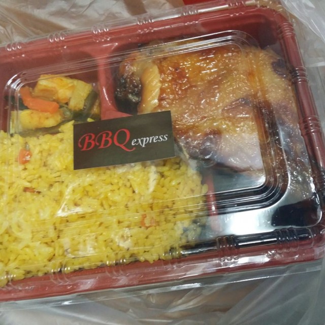 Honey Glazed Chicken Leg with Rice