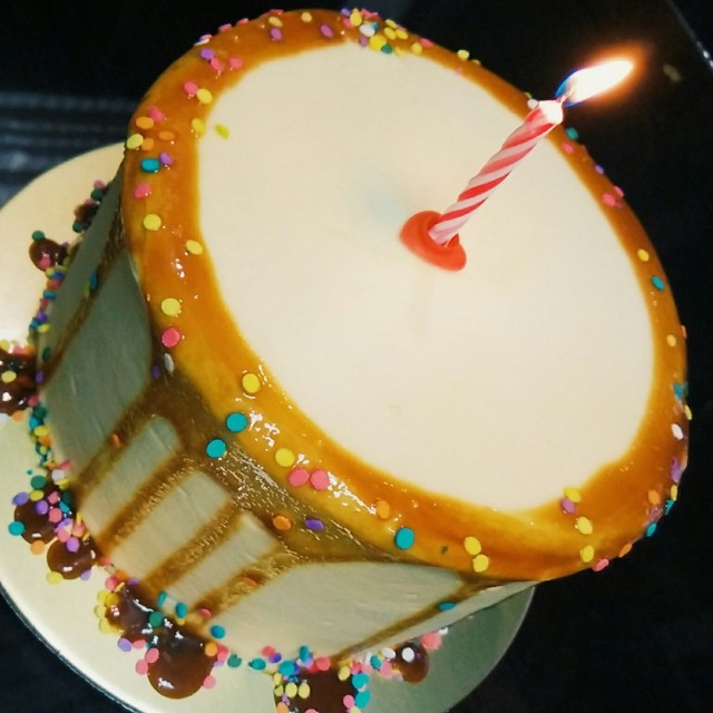 salted caramel cake