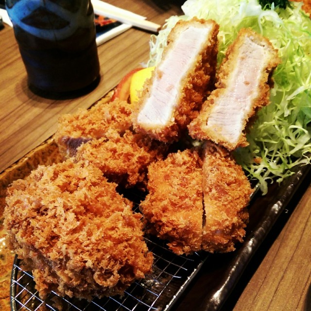 #吉列豬扒 #定食 #尖沙咀 #丼吉 #the one #日本