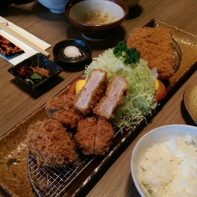 #吉列豬扒 #定食 #尖沙咀 #丼吉 #the one #日本