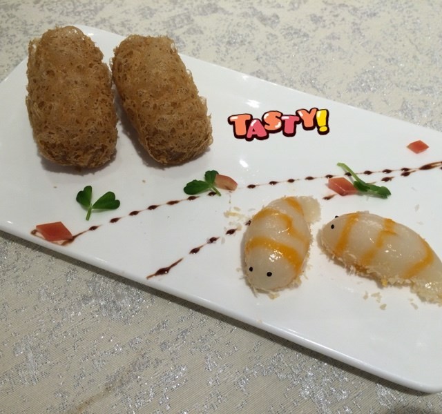 香酥芝士魚柳配奶皇小丑魚