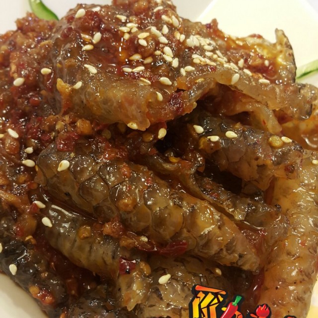 麻辣魚皮