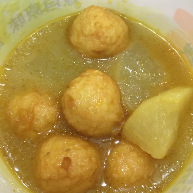 咖哩蘿蔔魚蛋
