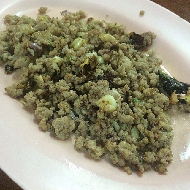 หมูสับผัดหนำเลี้ยบ