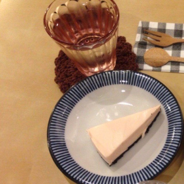 Peach cheese cake