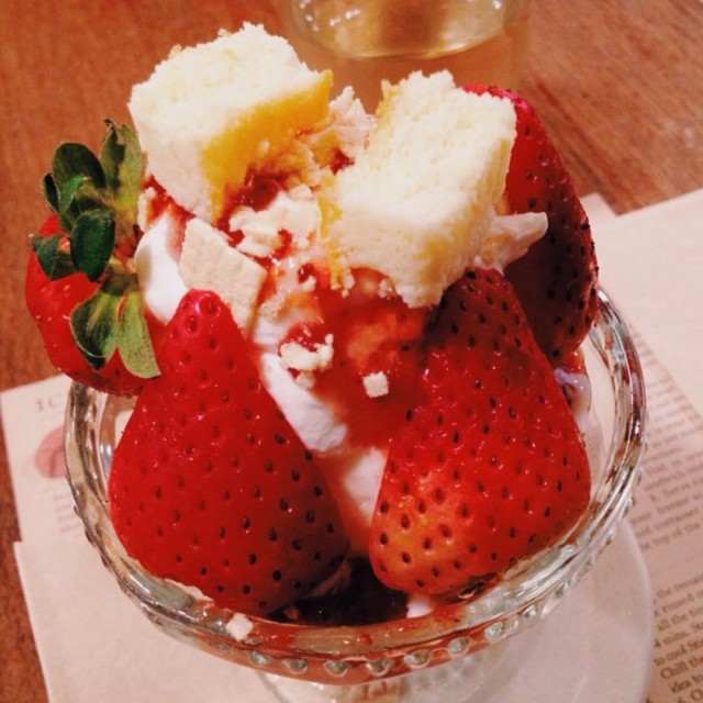 Strawberry cheesecake