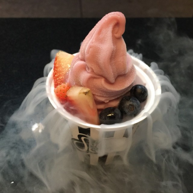 Red Sangria soft serve