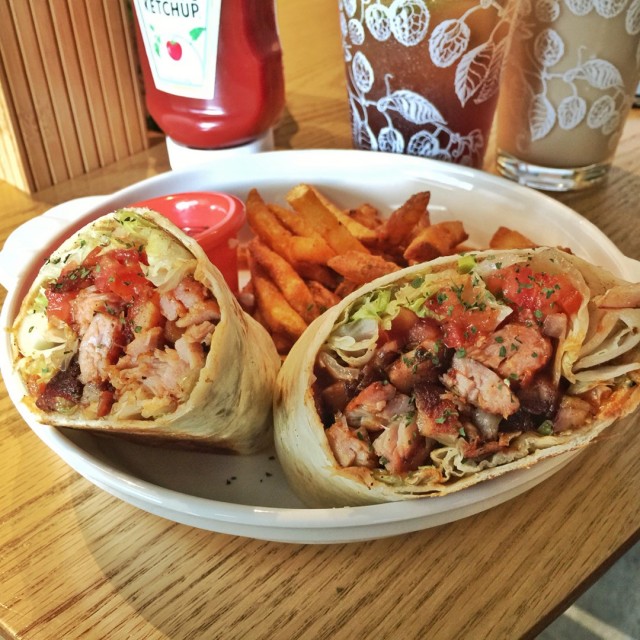 奧勒岡雞腿排捲餅