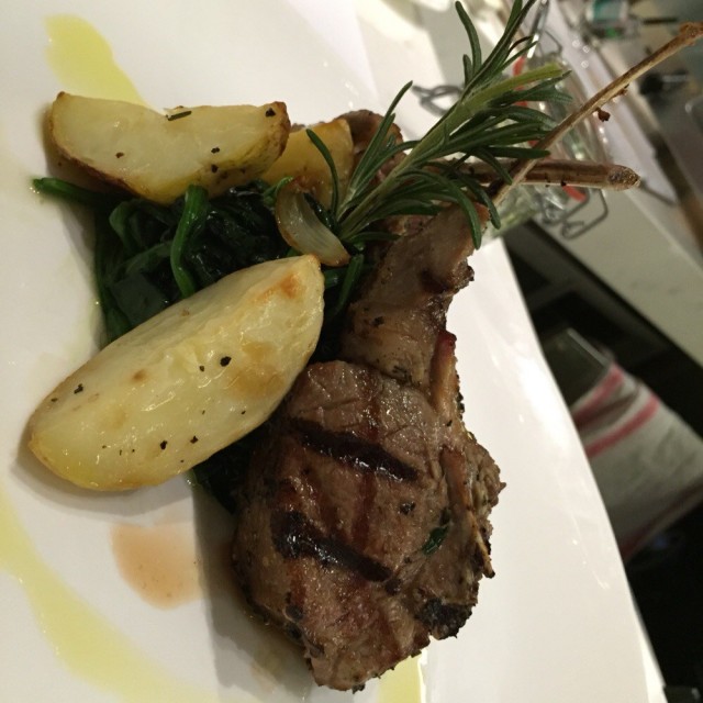 Fiorentina steak cut by the Chef