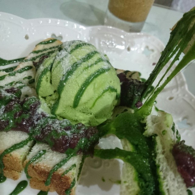 抹茶雪糕軟糕多士