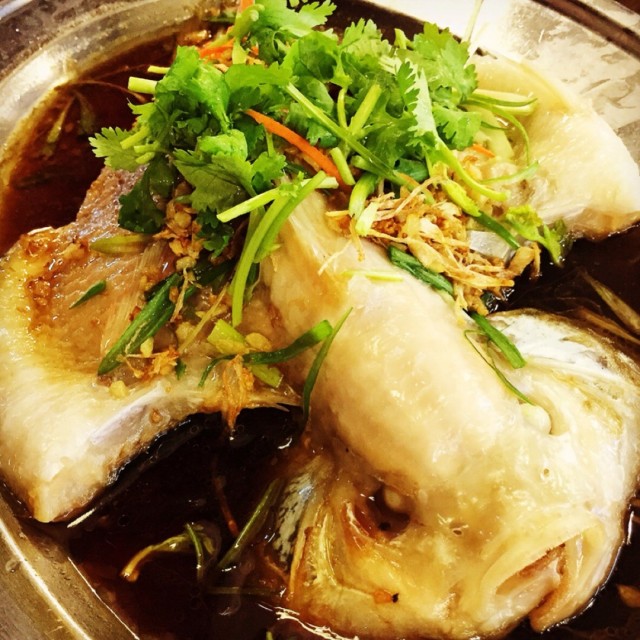 Hong Kong Style Steamed Nilotica Red Fish