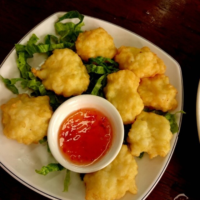 好彈牙，食到一粒粒墨魚肉