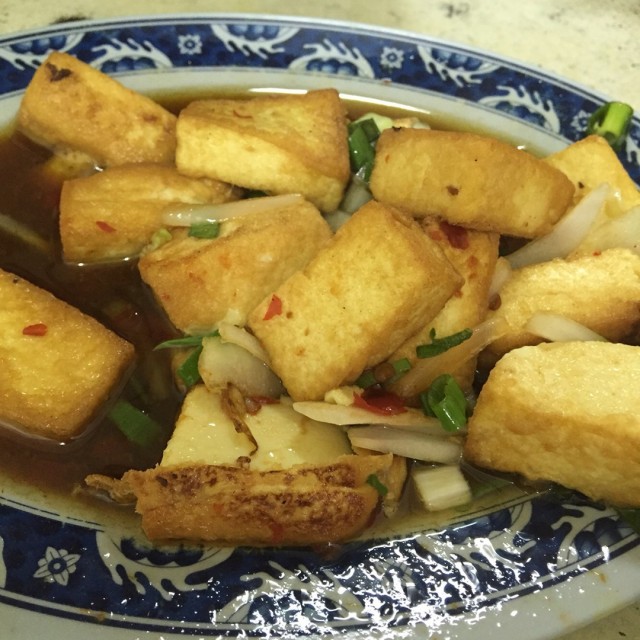 素紅燒豆腐