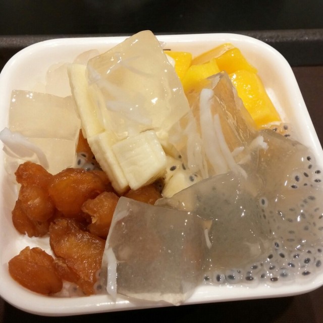 白雪黑珍珠椰香果涷