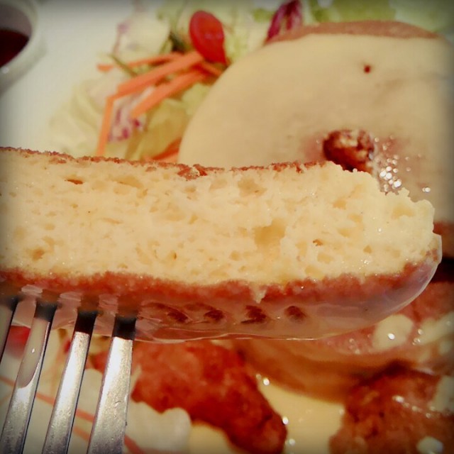 搪揚雞起司鬆餅