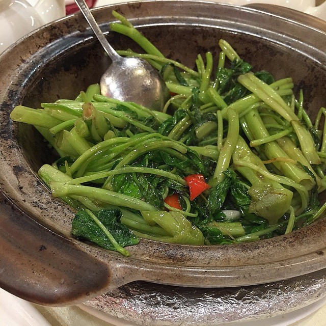 啫啫通菜煲