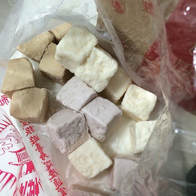 芋頭，牛奶，花生