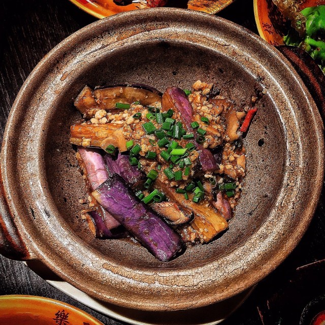 Eggplant in Claypot