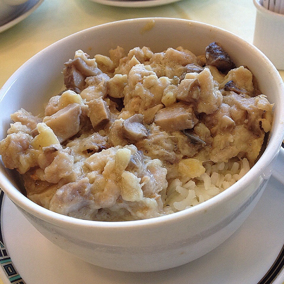 蒸肉饼饭