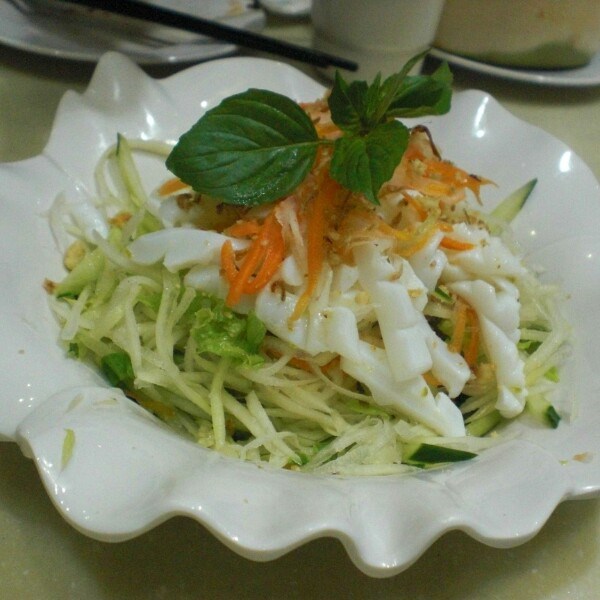 墨魚青木瓜沙律