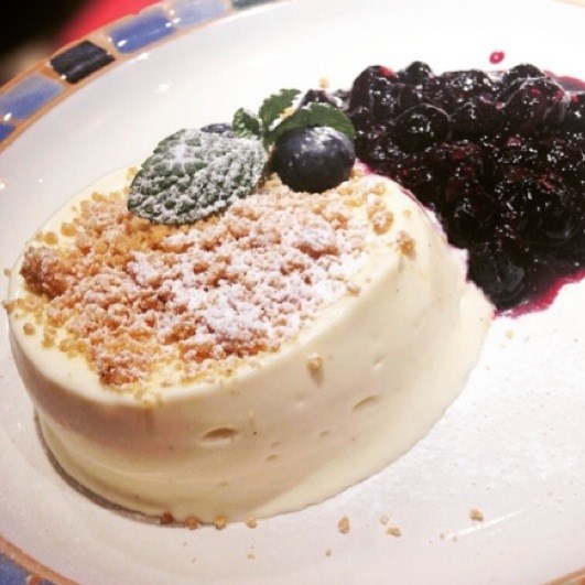 berry cheesecake upside down