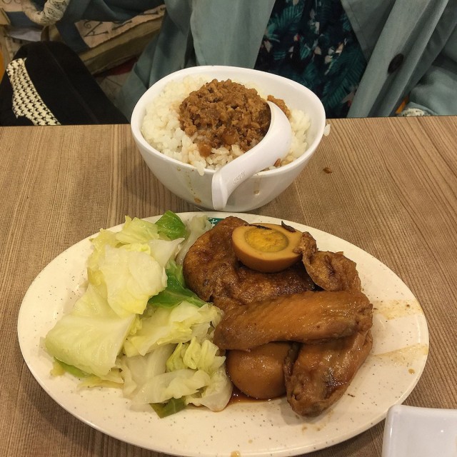 卤水三并饭