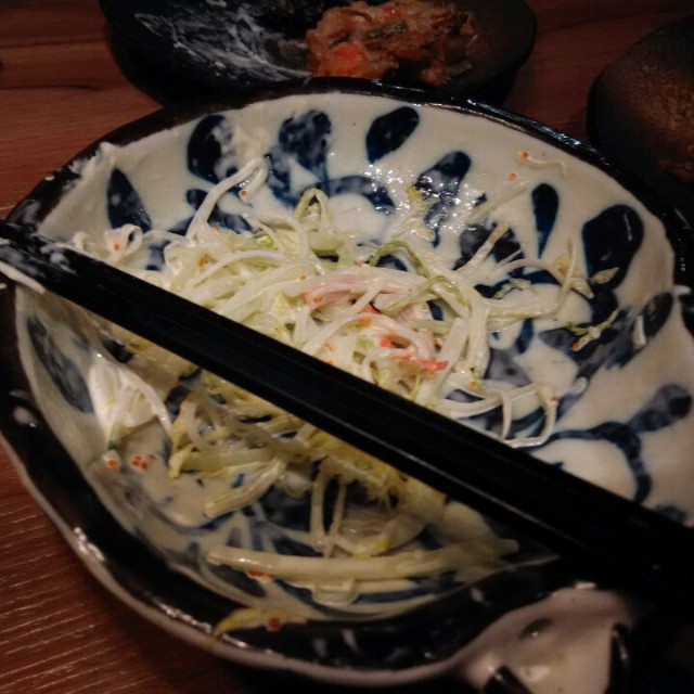 蟹柳菜絲沙律
