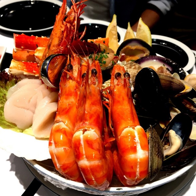 Seafood platter