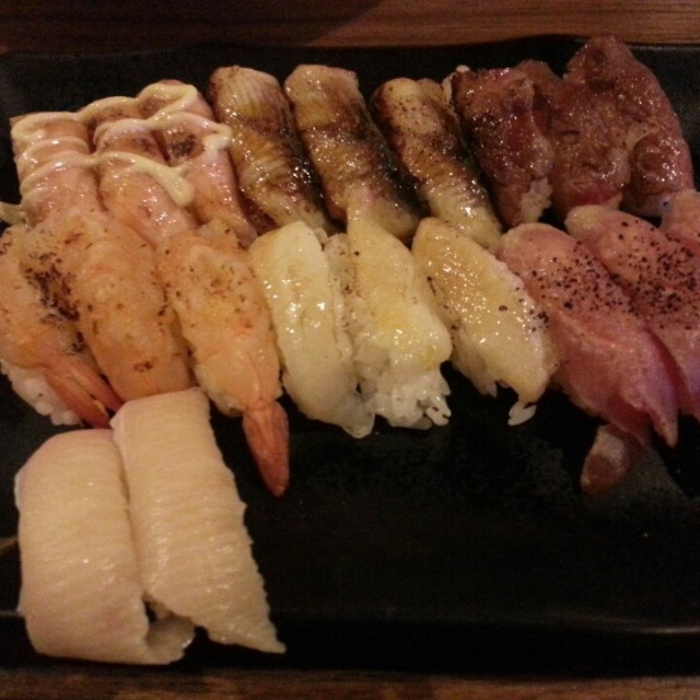 三文魚腩壽司最吸引