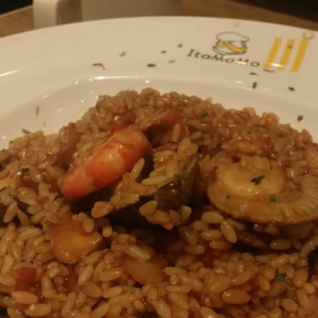 帆立貝海鮮龍蝦汁意大利飯