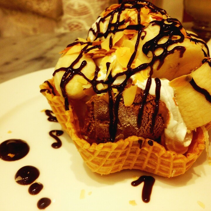 香蕉朱古力芭菲