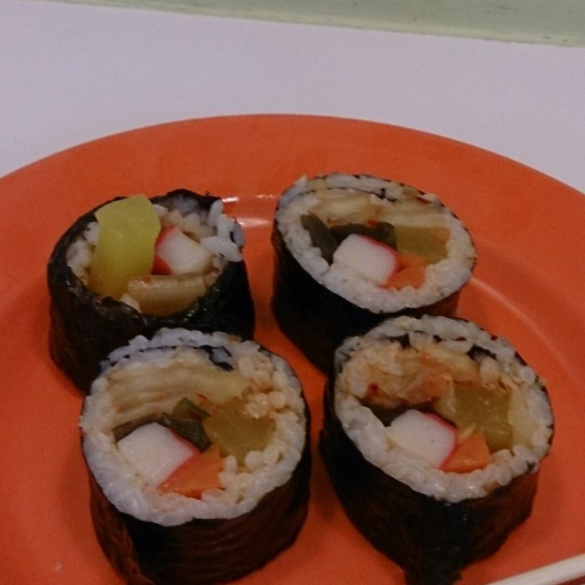 五色泡菜飯卷