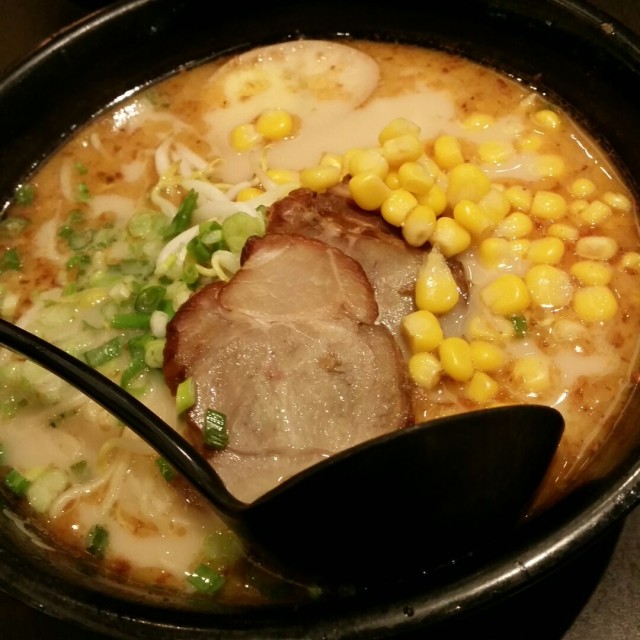 Corn Cha Shu Ramen