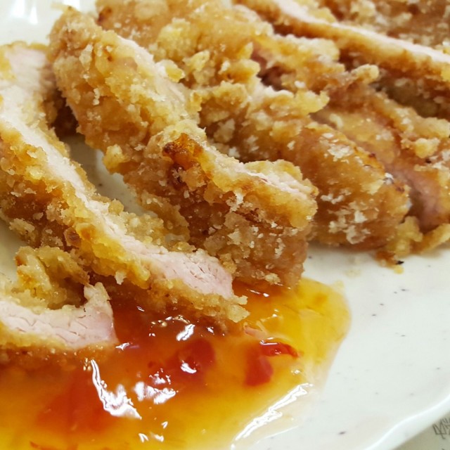 炸得鬆脆，不油，淡淡肉