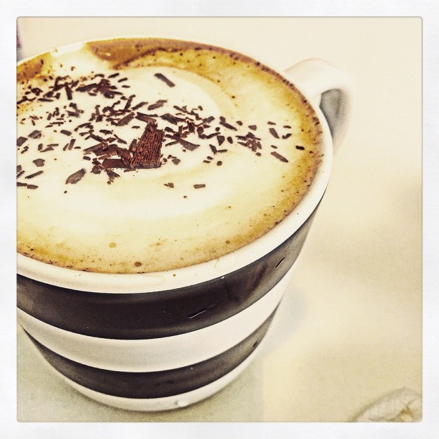 Soy milk mocha