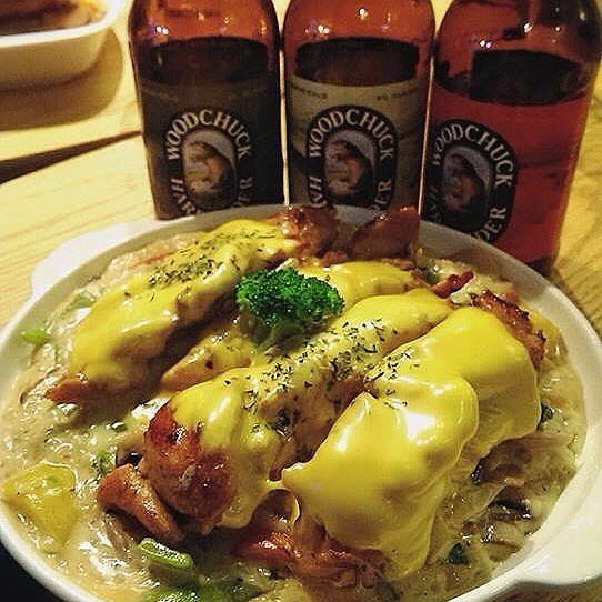 雞腿排起士燉飯