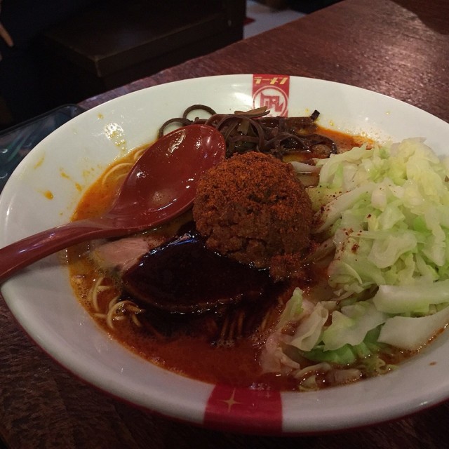 男朋友叫了赤骨,辣度有得揀的,不錯~湯都係好濃味😋