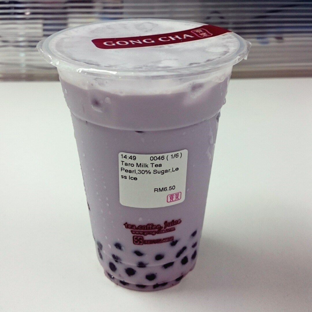 Taro Milk Tea with bubbles Gong Cha s photo in Bukit Bintang