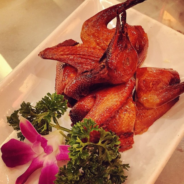 Roasted Pigeon (沙田烧乳鸽）