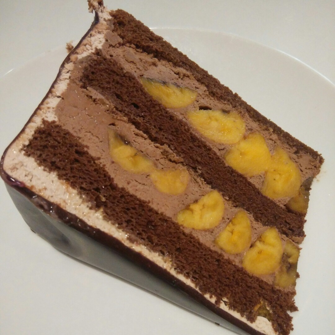 Banana Chocolate Cake ($6) by Veronica Phua | Burpple