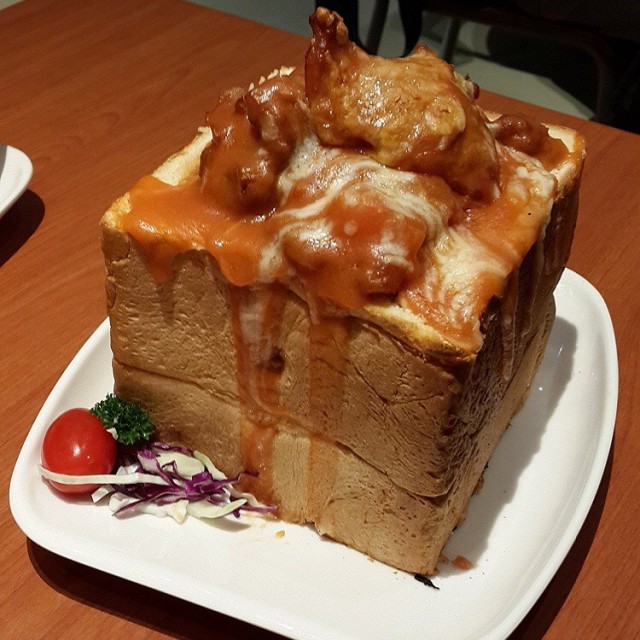 磚頭焗豬扒飯