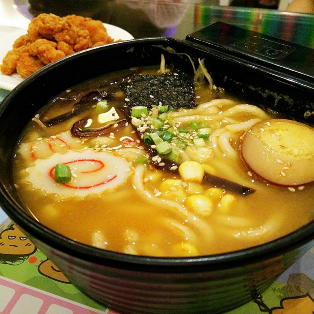 Chicken karaage udon